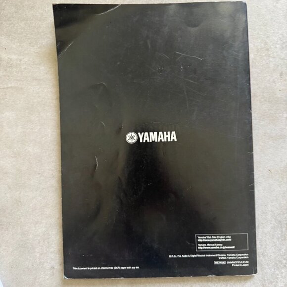 Yamaha S90ES Owner's Manual + Data List Booklet Synthesizer Guides - Picture 7 of 7